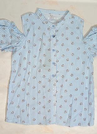 Літня блузка з котиками