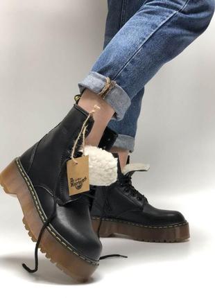 Ботинки dr. martens jadon на меху1 фото