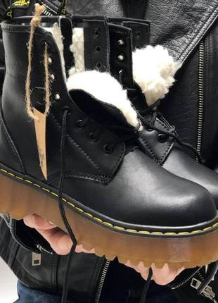 Ботинки dr. martens jadon на меху3 фото