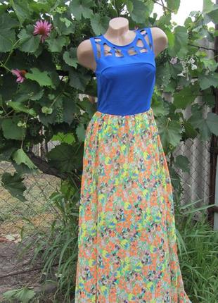 Шикарна літня жіноча сукня з оригінальною спинкою10 фото