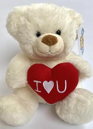 М'яка іграшка плюшевий ведмедик 🧸❤️із серцем