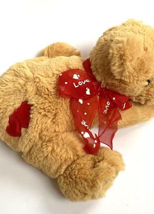 М'яка іграшка плюшевий ведмедик 🧸 із серцем4 фото