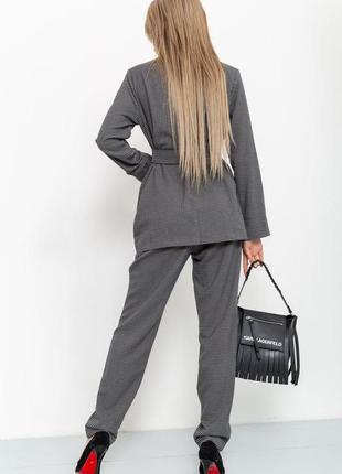 Костюм женский офисный деловой пиджак брюки4 фото
