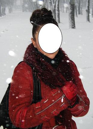 Дублёнка женская, очень тёплая