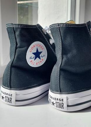 Кеди високі чорні converse chuck taylor all star5 фото