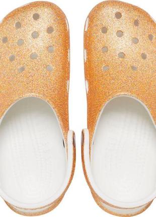 Sale! crocs glitter clog сабо женские крокс, оригинал.2 фото