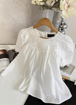Шикарная белоснежная блуза2 фото