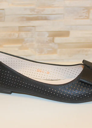 Балетки женские черные т1078