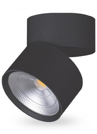 Накладний стельовий led світильник feron al541 20 w (чорний)1 фото