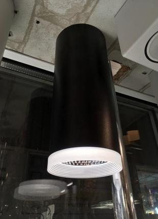 Накладной потолочный led светильник feron al540 14w (черный)3 фото