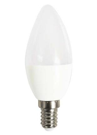 Светодиодная led лампа "свеча" feron lb-737 6w е14  2700k