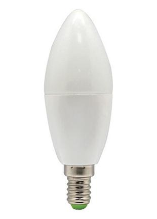 Светодиодная led лампа свеча feron lb 197 7w e14 4000k