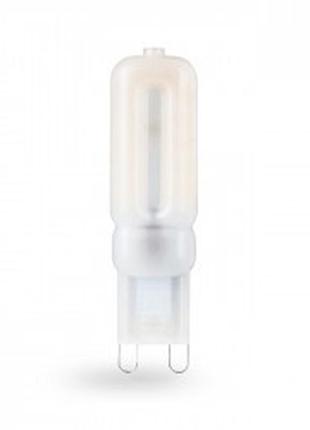 Светодиодная led лампа feron g9 lb 431 4w 4000k прозрачная в пластиковом корпусе