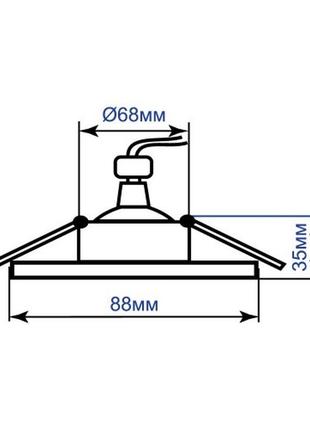 Встраиваемый светильник feron dl8920 белый2 фото