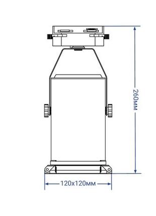 Трековый светодиодный светильник feron al110 20w (белый) "кино" со шторками7 фото