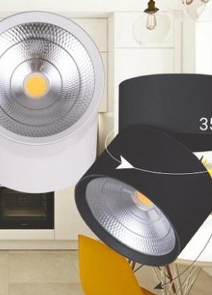 Накладной потолочный led светильник feron al541 14w (чёрный)2 фото