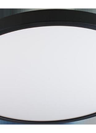 Ультратонкий світлодіодний накладний світильник люстра slim 50r bk1 фото