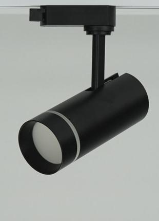 Трековый светодиодный светильник feron al106 18w (черный)5 фото