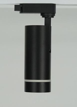 Трековый светодиодный светильник feron al106 18w (черный)2 фото