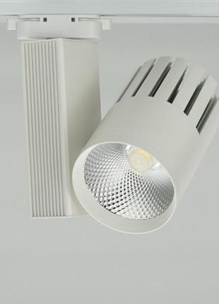 Трековый светодиодный светильник feron al105 40w (белый)3 фото