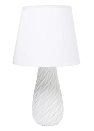 Настільна лампа zuma line 1271-wh 1xe14 білий