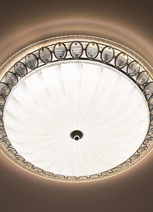 Luminaria casablanca chrome 72w r 515 on/off white 220 ip20 стельовий світлодіодний світильник