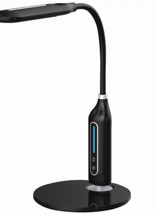 Світильник світлодіодний настільний delux tf-510 8 вт led 3000k-4000k-6000k чорний