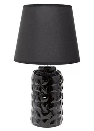 Настільна лампа zuma line 1260-bl 1xe14 чорний