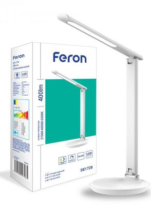 Настільний led світильник feron de1728