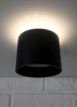 Накладной led светильник (6+3)w sundy ddl-267 (чёрный)4 фото