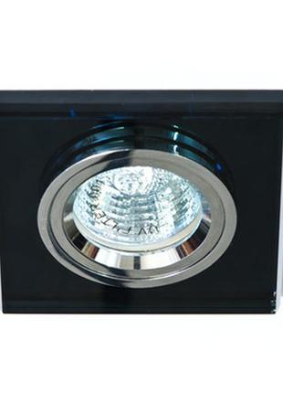 Встраиваемый светильник feron 8170-2 серый-серебро