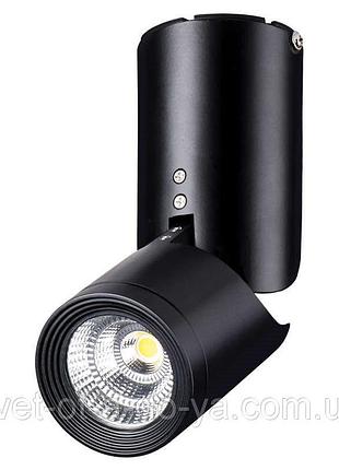 Накладной led светильник feron al517 cob 10w (черный)