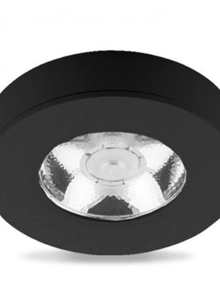 Накладной светодиодный светильник feron al520 5w (черный)