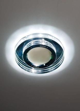 Точковий світильник feron 8060-2 led з підсвіткою