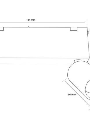 Трековый светильник mj-light magnet ts-tl7576/12w 3000k8 фото