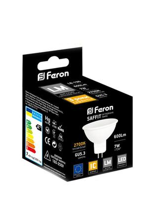 Светодиодная лампа feron mr-16 lb196 7w2 фото