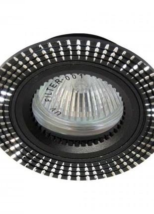 Врізний світильник feron gs-m369 (чорний)