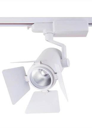 Трековый светильник mj-light h223l cob18w wh 4000k1 фото