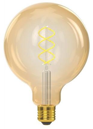 Філаментна світлодіодна лампа luxel 070-hg 6w g125 e27 1800k (070-hg) gold