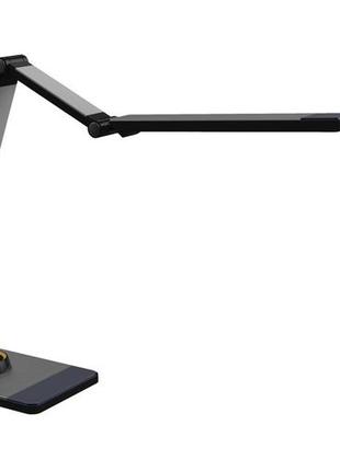 Світильник світлодіодний настільний delux tf-520 10 вт led 3000k-4000k-6000k usb сріблястий