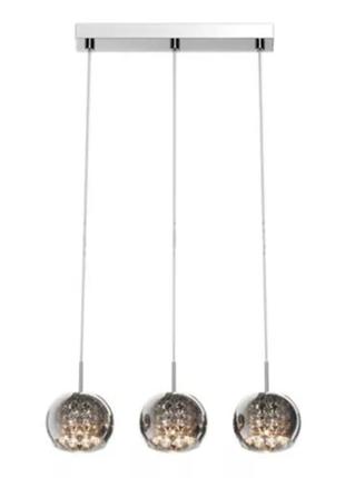 Подвесной светильник zuma line crystal 3xg9 хром