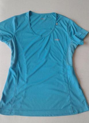 Новая компрессионная бирюзовая футболка для фитнеса fila  м размера (термрбелье)