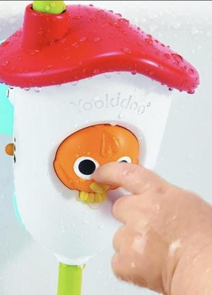 Мобиль (карусель, игрушка) для детской ванночки и ванны yookidoo «волшебный скворечник»2 фото