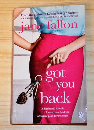 Got you back by jane fallon, книга англійською