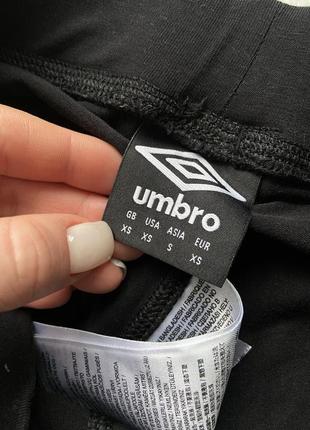 Лосины umbro женские хлопковые леггинсы спортивные с лампасами2 фото