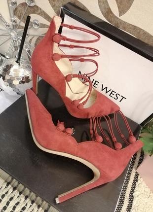 Туфли женские nine west замша9 фото