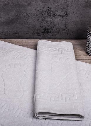 Рушник килимок для ніг махровий 50*70 см жаккард