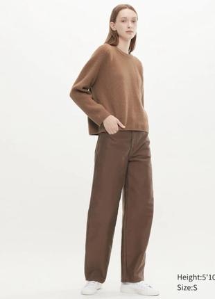 Свитер с премиум шерсти uniqlo размер м 3