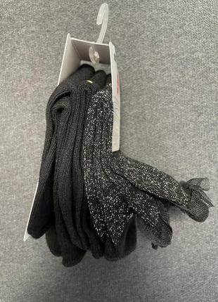 Носки для девочек, черные, cool club smyk, комплект 3 шт. 25/27 см3 фото