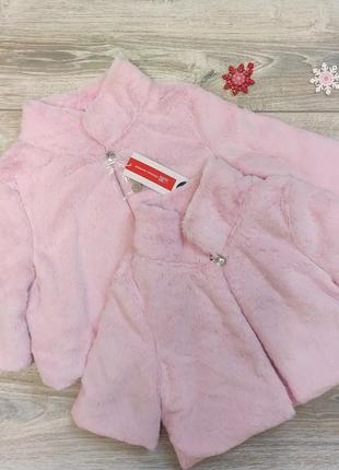 Шикарная шубка для девочки (эко мех)